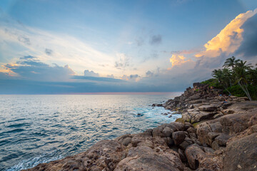 The landscape of the Sri Lanka Coast