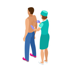 Isometric Vaccination Icon