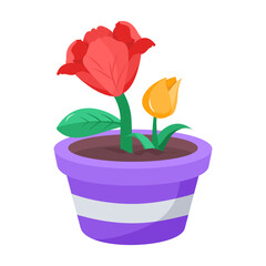 Tulips Pot 