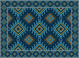 Antique Persian carpet, Motif Ethnic seamless Pattern modern Persian rug, African Ethnic Aztec style design for print fabric Carpets, towels, handkerchiefs, scarves rug,