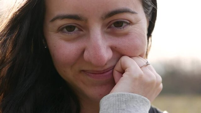 Happy and Excited Woman Smiling After Marriage Proposal