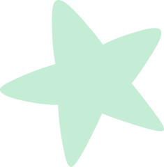 Abstract star shape design element