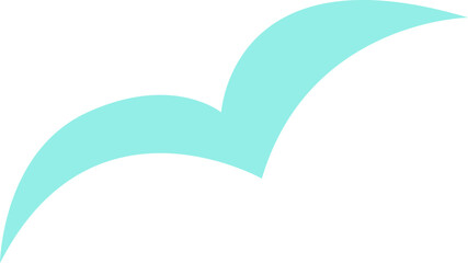 Silhouette of seagull bird