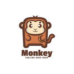 Fototapeta premium Monkey Logo Vector