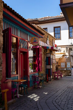 Antalya, Turkey old town kaleici. March 2023	