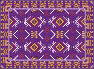 Modern Persian rug, African Ethnic seamless pattern Boho Persian rug living room African Ethnic Aztec style design for print fabric Carpets, towels, handkerchiefs, scarves rug,