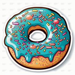 Donut sticker 