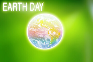 International Earth Day. Environmental problems and environmental protection. Taking care of nature. Elements of this image are furnished by NASA