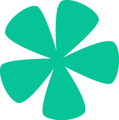 Silhouette of flower