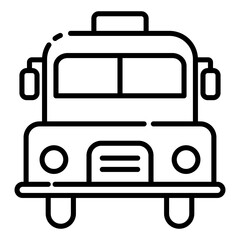 School Bus icon.	