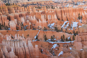 Bryce Canyon National Park after a snowfall
