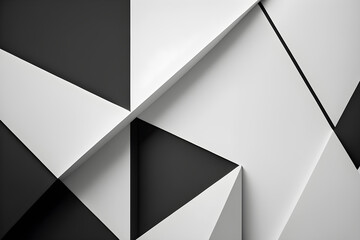 A modern and stylish background with a grid pattern and geometric shapes - AI technology