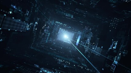 Digital Data Tunnel - Powered by Adobe