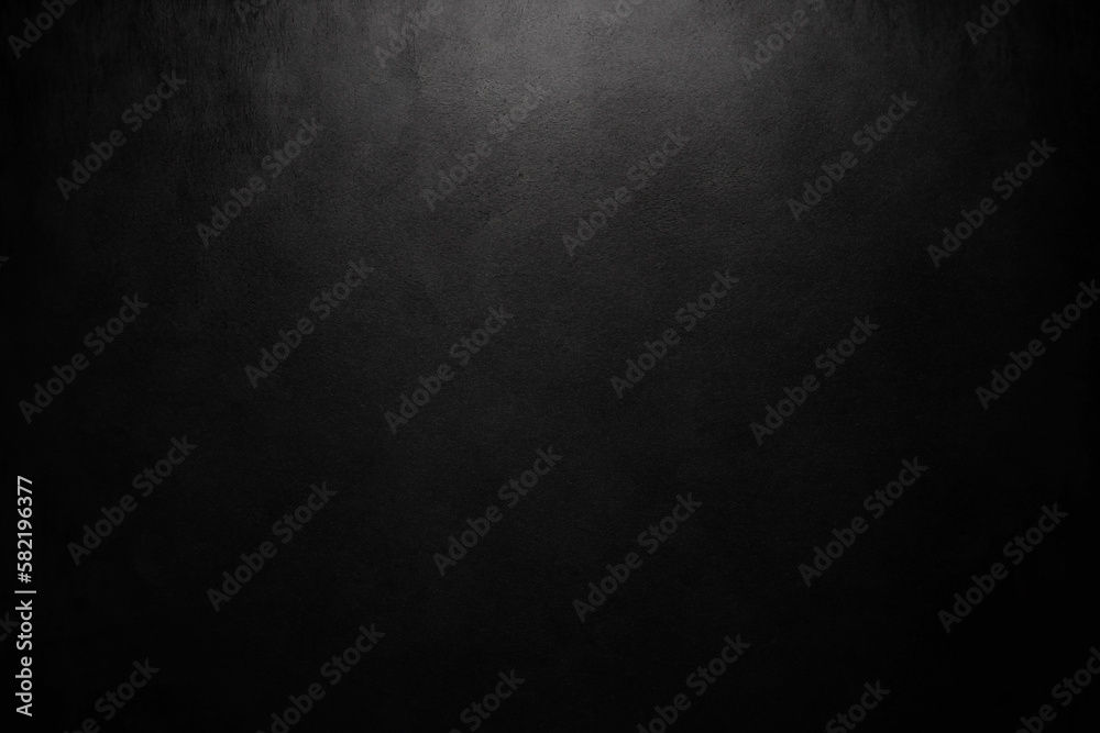 Aufkleber Simple black gradient studio backdrop abstract drack background backdrop product or text backdrop design
