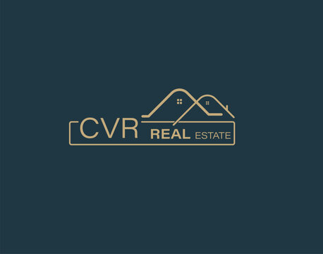 CVR Real Estate and Consultants Logo Design Vectors images. Luxury Real Estate Logo Design