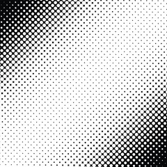 Black and white halftone background. Abstract round circle shapes pattern dotted backdrop.