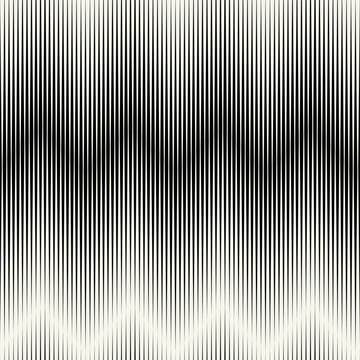 Vector seamless pattern. Abstract diagonal striped zigzag texture. Modern moire monochrome background.
