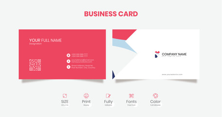 Minimal Corporate Business Card Design Print Ready files