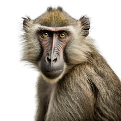 Obraz premium baboon, monkey, transparent background png