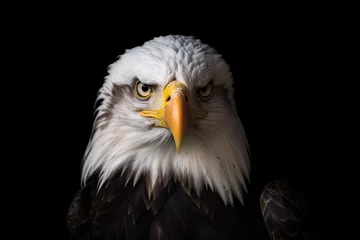 Foto op Canvas Bald Eagle Portrait. Generative AI Image © Minh Do