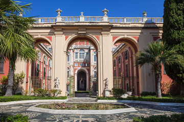 Fototapeta na wymiar Royal Palace (Palazzo Reale or Palazzo Stefano Balbi) in Genoa, Italy.