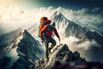 Adrenaline-filled mountain climbing adventures with breathtaking views from the top