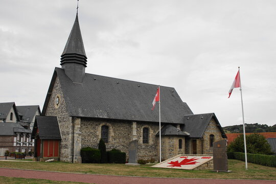 Church at Pourville-sur-Mer, Normandie, France