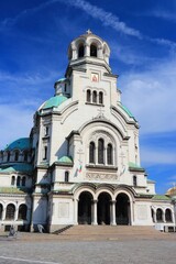Fototapeta na wymiar Sofia Cathedral of St. Alexander Nevsky