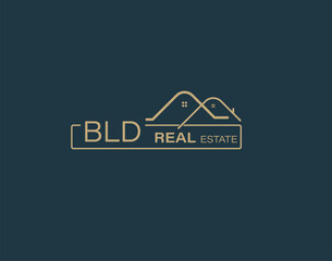 BLD Real Estate and Consultants Logo Design Vectors images. Luxury Real Estate Logo Design