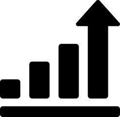 Growth icon as a concept of growing influence and power