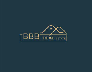 BBB Real Estate and Consultants Logo Design Vectors images. Luxury Real Estate Logo Design
