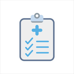 medical report icon design vector template