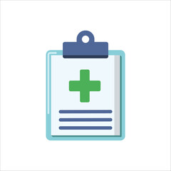 medical report icon design vector template
