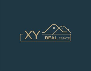 XY Real Estate & Consultants Logo Design Vectors images. Luxury Real Estate Logo Design