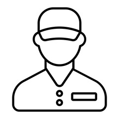 Consultant Outline Line Icon
