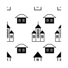 Black and white abstract pattern to create background, fabric and print.