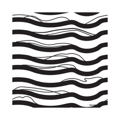 Black and white abstract pattern to create background, fabric and print.