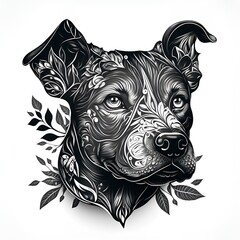dog logo, generative AI