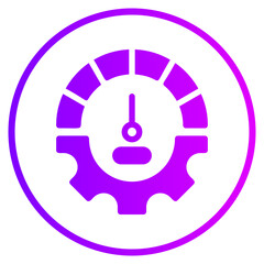 Obraz premium performance gradient icon