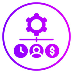 resource gradient icon