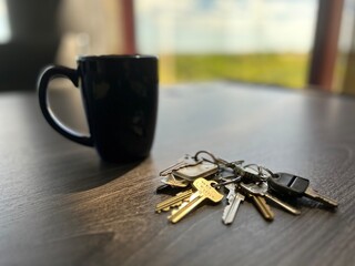 Keys on Desk