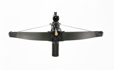 hand crossbow isolated on white background