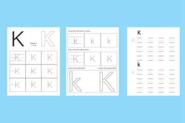 Letter Tracing Vector