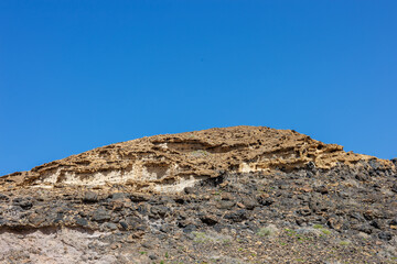Fototapeta na wymiar Country in the south of the island of Fuerteventura