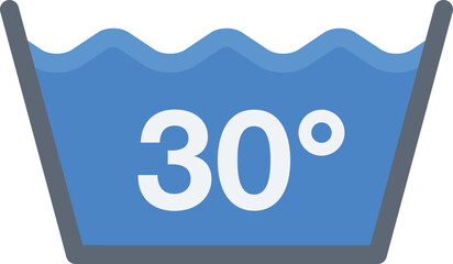 design vector image icons clothes water temperature  