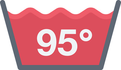 design vector image icons clothes water temperature  