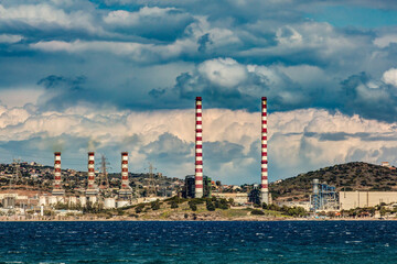 power station by the sea