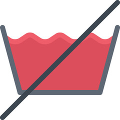 design vector image icons clothes don't wash  