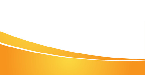 Orange wave background. For wallpaper, cover, web banner, poster, placard and vivid presentation. Wave design background for business card, voucher template, text message and flyer. Elegant vector