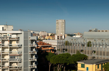 Rimini skyline with his skyscraper